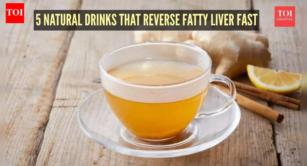5 natural drinks that reverse fatty liver fast