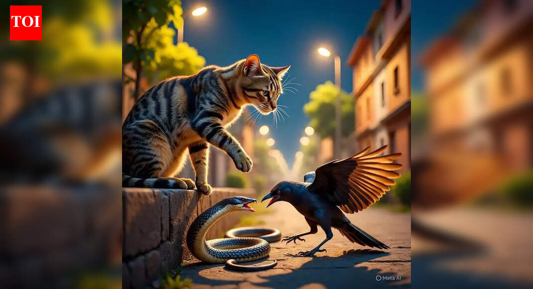 Cats and crows killing snakes in city: Study | Chennai News