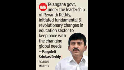 Making students future-ready top priority for govt, says Ponguleti