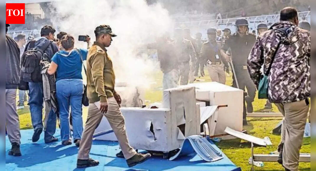 When Messi mania turned messy: Chairs thrown, sofa set on fire — Inside the Kolkata chaos