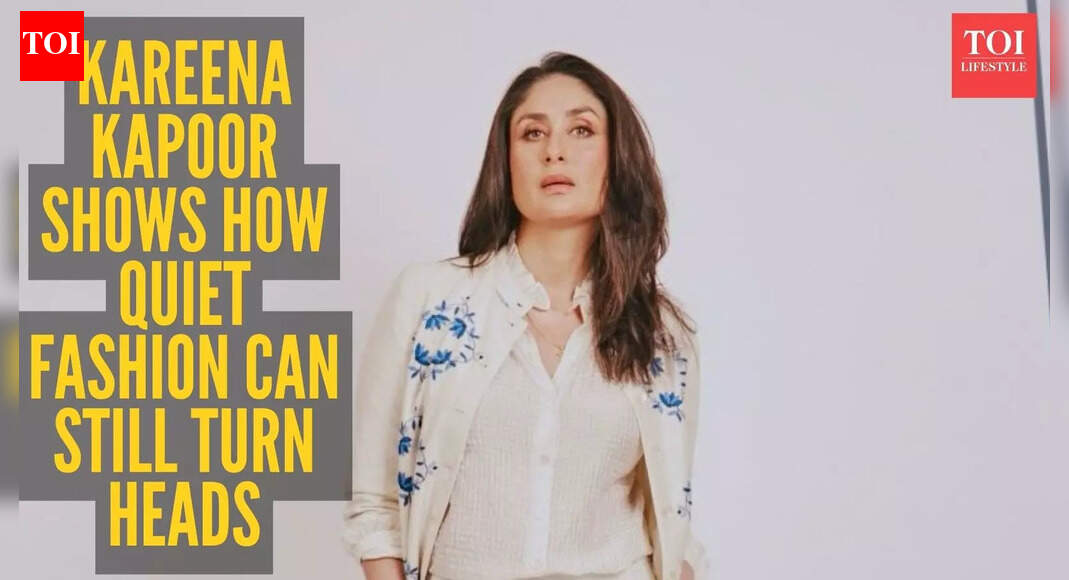 No drama, no bling: Kareena Kapoor’s conscious mulberry silk and chanderi look is peak effortless chic