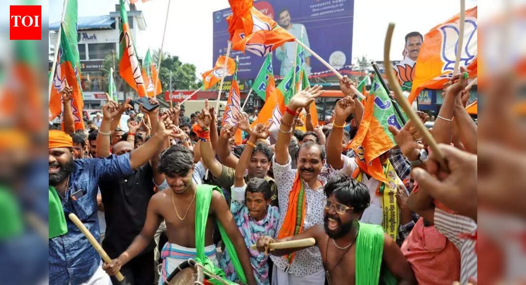 Kerala local body polls: NDA secures 50 seats, ends 3-decade-long Left dominance in Thiruvananthapuram corporation