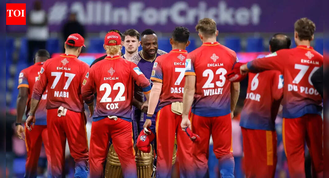 ILT20: Andre Russell's late onslaught fails to save the day for Abu Dhabi Knight Riders