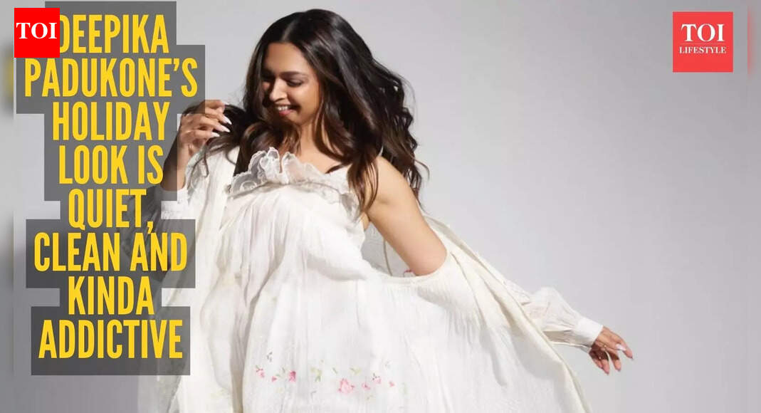 Deepika Padukone’s white holiday dress is making everyone look twice
