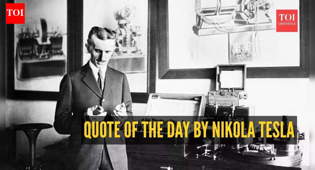 Quote of the day by Nikola Tesla: “Life is and will ever remain an equation incapable…”