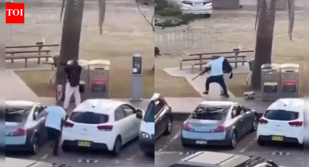 Sydney shooting: Bystander tackles gunman at Bondi Beach; heroic act caught on camera