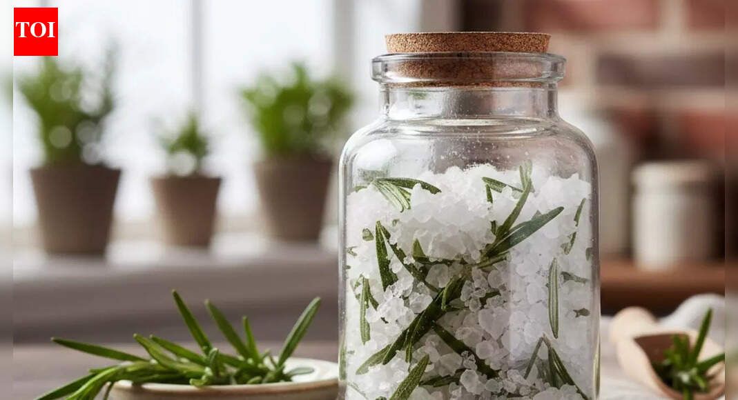 Why you should keep coarse salt and rosemary in a jar at home