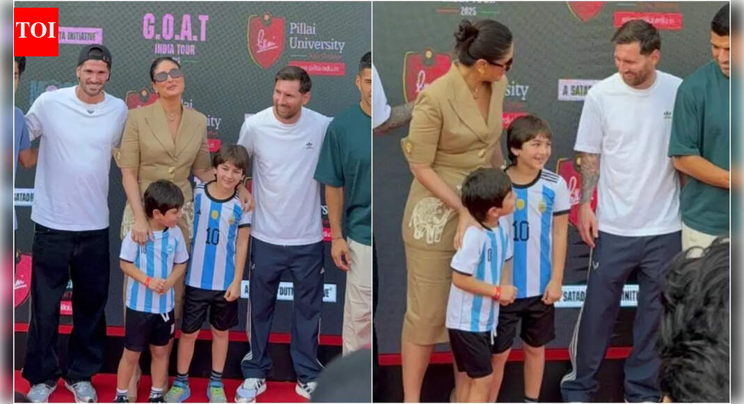 Kareena Kapoor Khan opts for a boss lady avatar for meeting with Lionel Messi in Mumbai - See pics