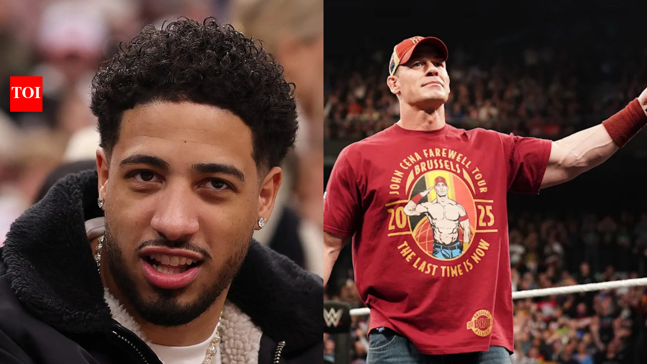 NBA star Tyrese Haliburton's reaction goes viral as John Cena taps ...