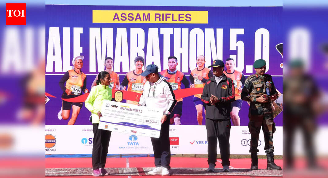 Shillong: Assam Rifles conducts 5th edition of Assam Rifles Half Marathon 2025