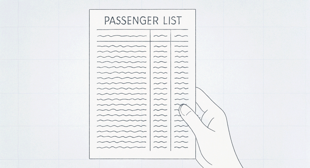 When you fly within the US, what does immigration see about you?