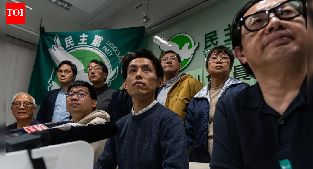Hong Kong's biggest pro-democracy party votes to disband after more than 30 years of activism