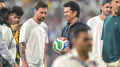 Sachin Tendulkar calls Lionel Messi’s Mumbai visit a 'golden moment' for India