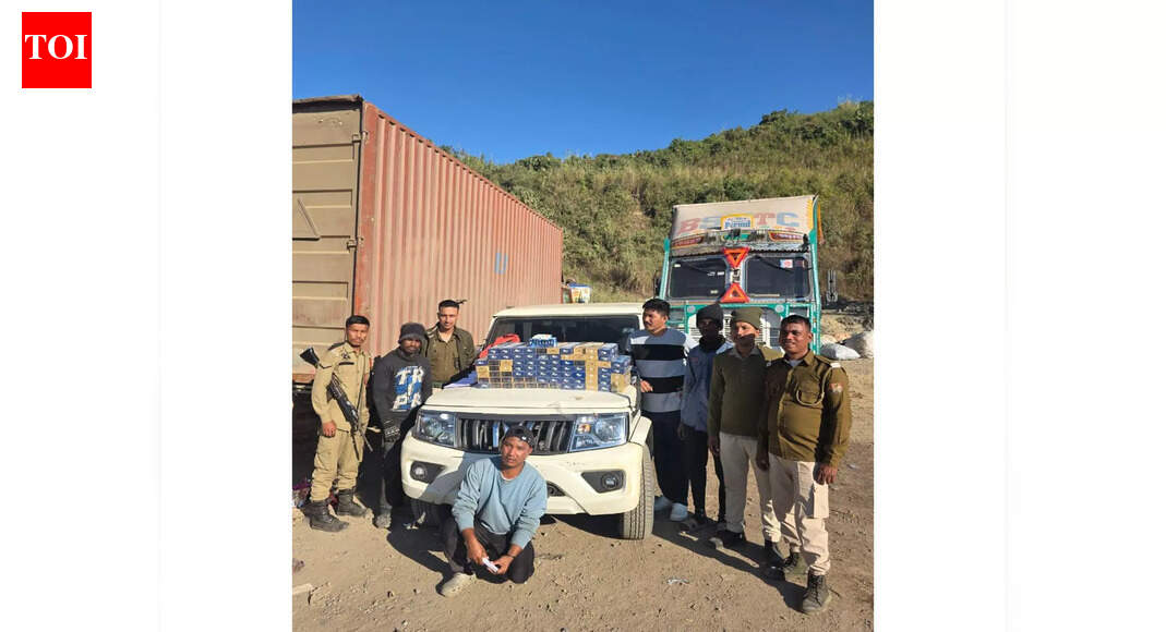 Assam: Police seize foreign-made cigarettes and heroin in two separate operations in Cachar district, three held