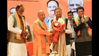 Union minister Pankaj Chaudhary takes over as president of UP BJP