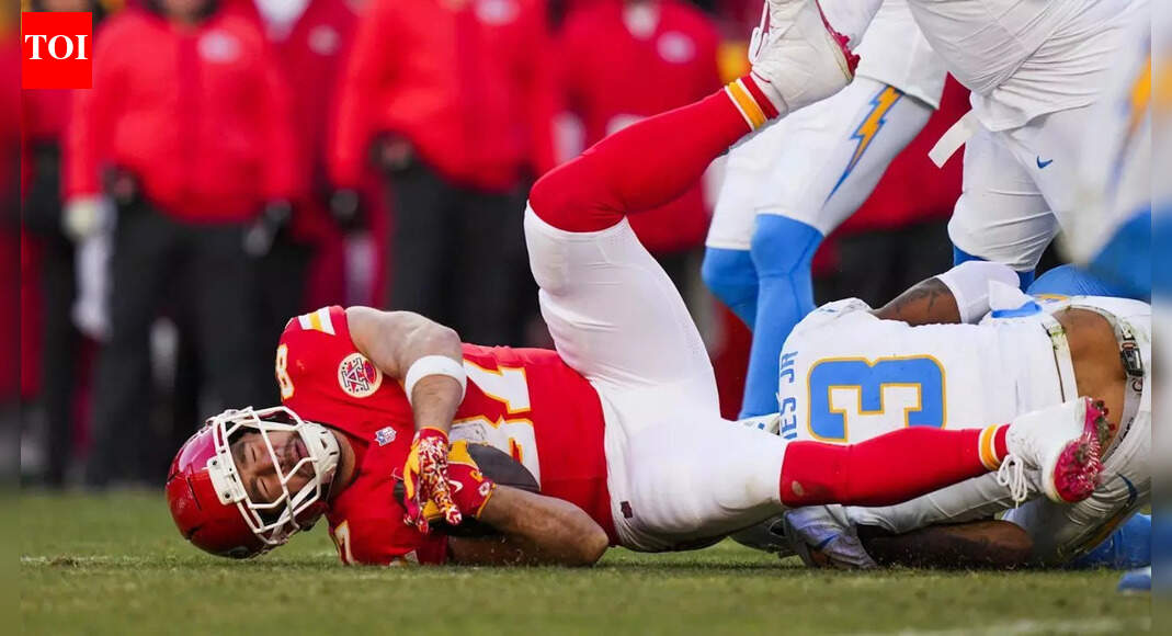 Patrick Mahomes's wife Brittany's game-day fashion ages badly as Chiefs’ disastrous defeat overshadows her attention-grabbing fit