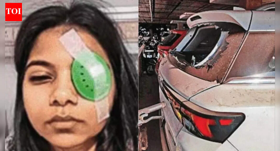 Violent road attack: HR executive chased on streets, car vandalised; woman hospitalised for surgery
