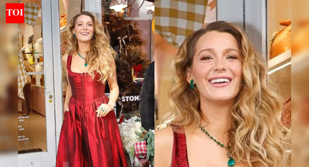 Blake Lively's red dress: The ultimate holiday party outfit solution