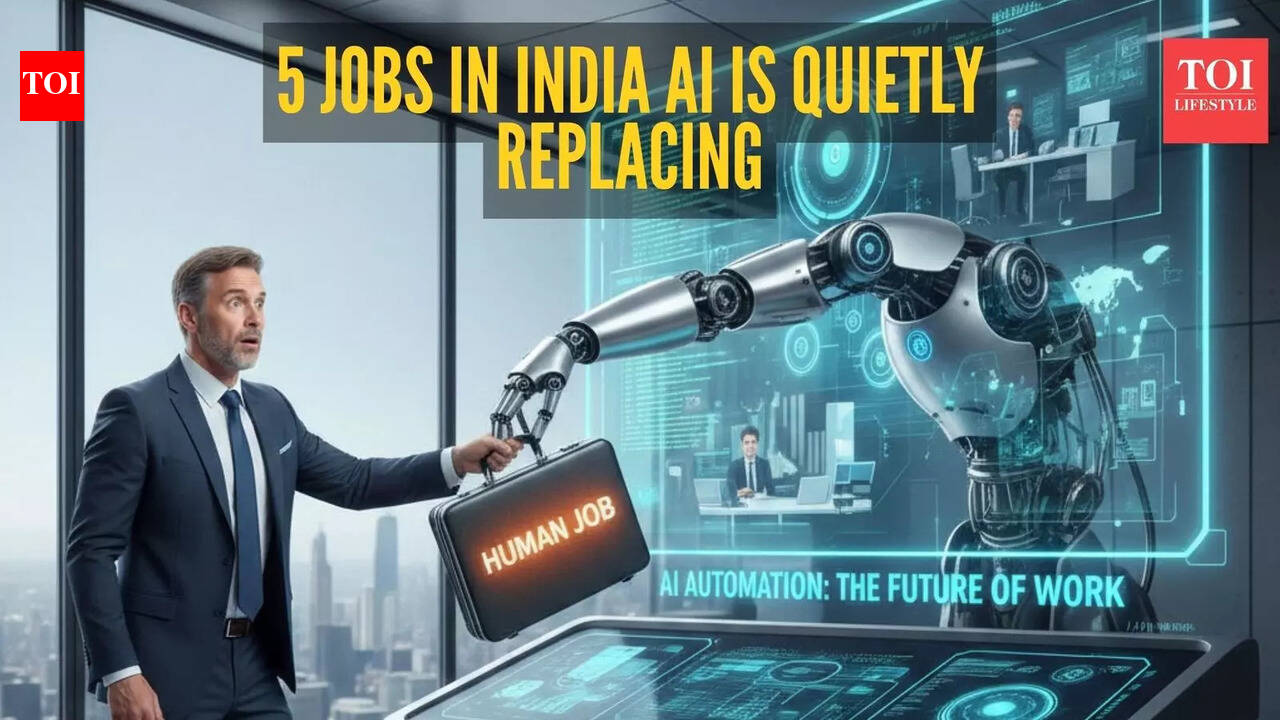 5 jobs in India that are MOST at RISK from AI | - The Times of India