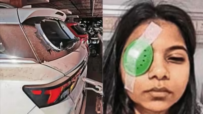 Pune road horror: How minor brush left Mumbai HR executive with a bloodied eye; traffic jam turned trap for couple