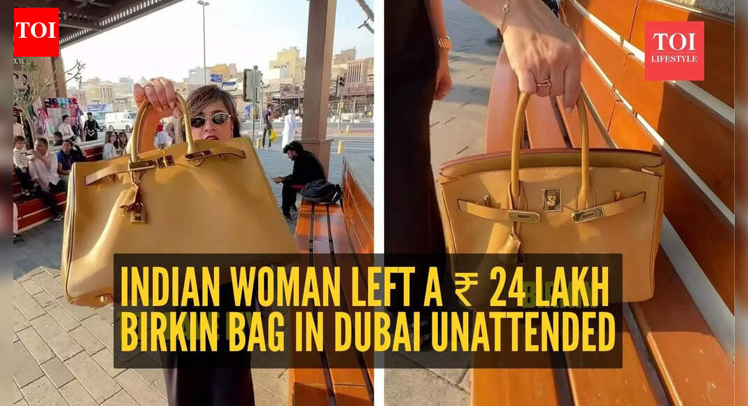 Indian woman left a ₹ 24 lakh Birkin bag in Dubai unattended and you won’t believe what happened next