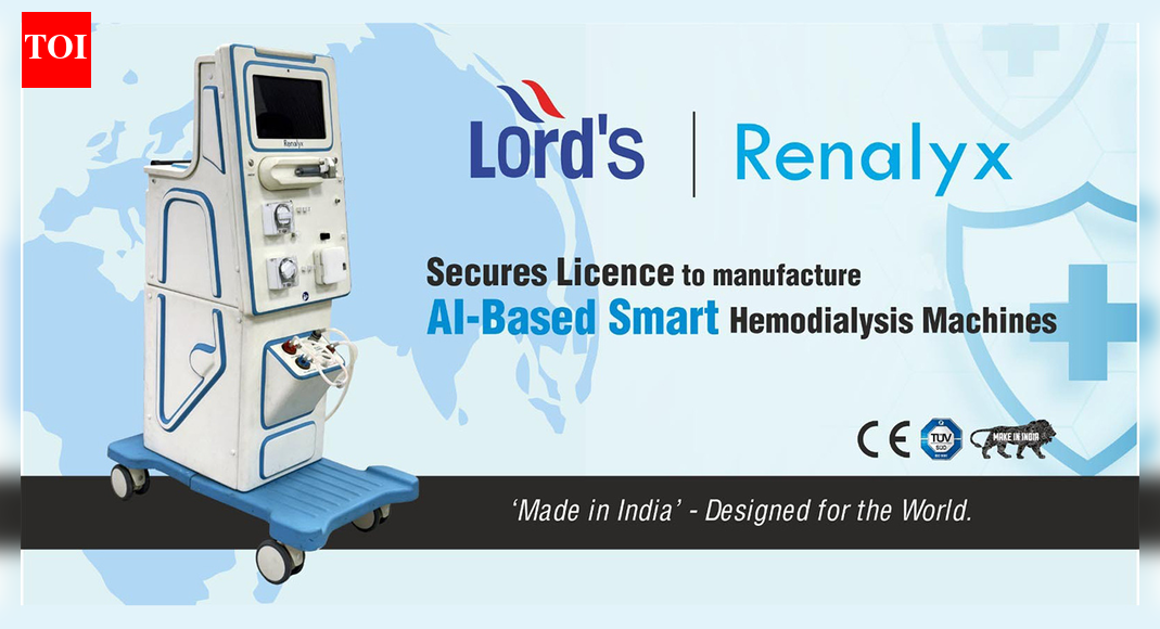 Lords Mark Industries Ltd–Renalyx wins licence to manufacture class C world’s first AI-based smart HemoDialysis machines, becomes world’s 6th CE-certified brand