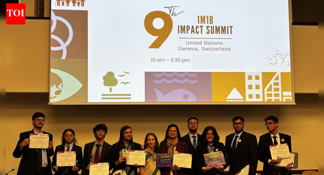 Noida school shines at UN summit; Only UP school among global top 8