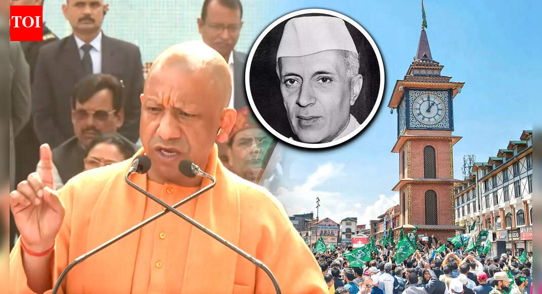 Yogi Adityanath Targets Nehru Over Kashmir, Links Historic Blunder To India’s Long Terror Crisis
