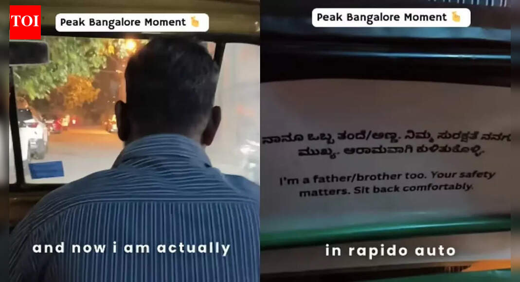 'Your safety matters': How Bengaluru auto driver's note is reassuring women and winning the internet