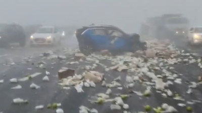  4 dead as multiple vehicles collide due to dense fog