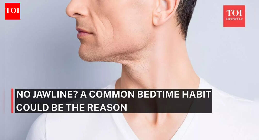 No jawline? A common bedtime habit could be the reason