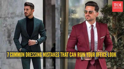 Men's fashion: 7 everyday style mistakes while dressing up for the office