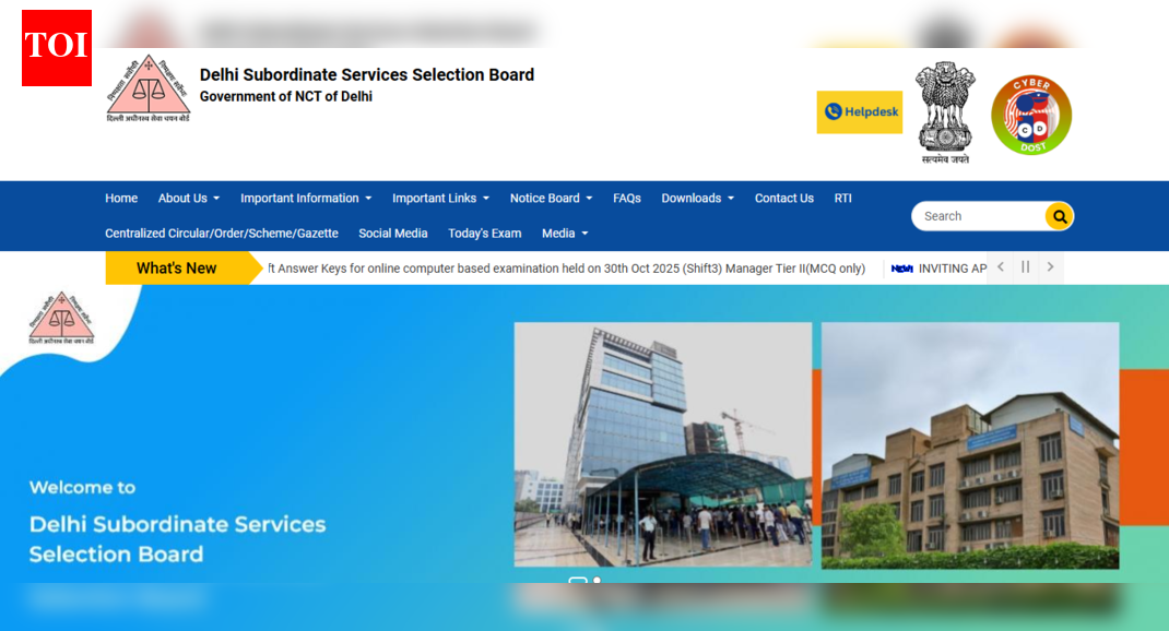 DSSSB TGT result 2025 released at dsssb.delhi.gov.in: Direct link to download merit list, more details here