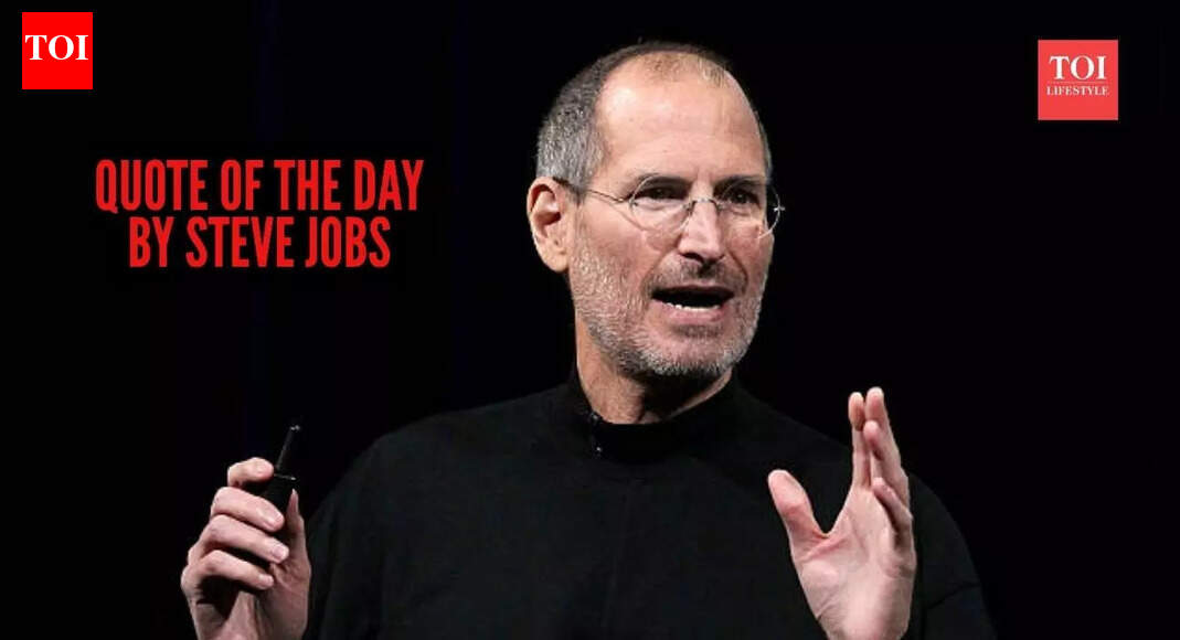 Quote of the day by Steve Jobs: “Your time is limited, so don't waste it living someone else's life. Don't be…”