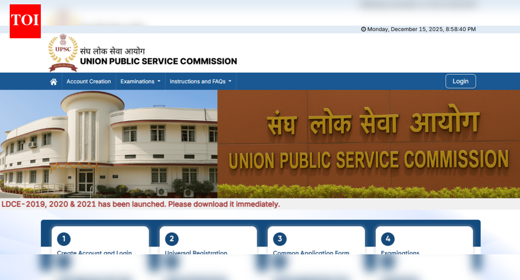 UPSC CGPDTM registration 2025 begins at upsc.gov.in: Check direct link to apply and key details here