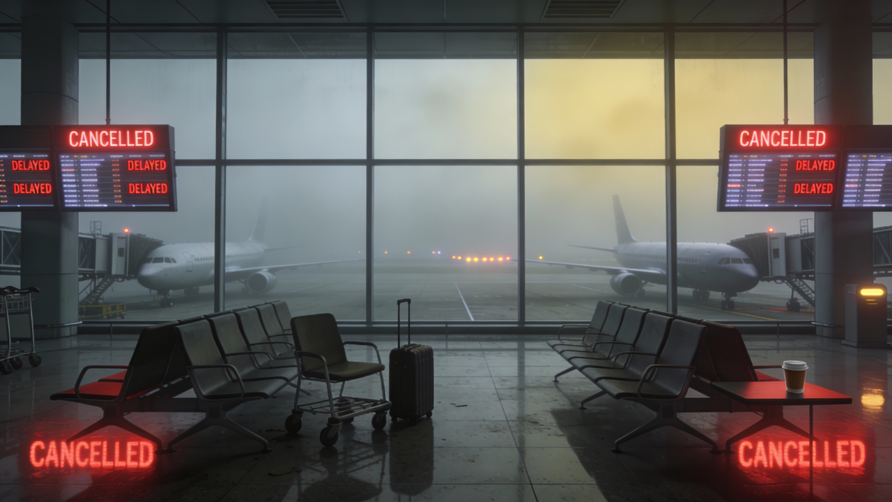 Delhi airport disruption: 228 flights cancelled, 5 diverted amid dense fog; airlines issue travel advisor