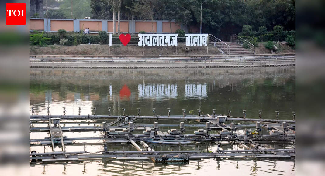Four years on, Adalatganj pond lies neglected with defunct facilities