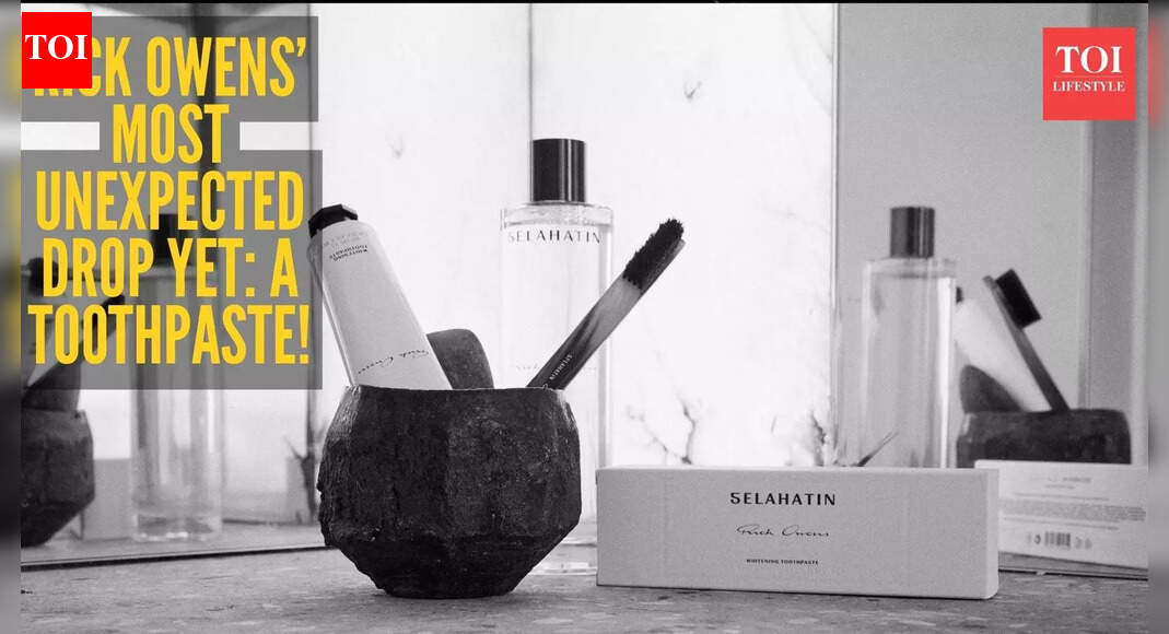 Fashion’s strangest 2025 moment: Rick Owens launches designer toothpaste