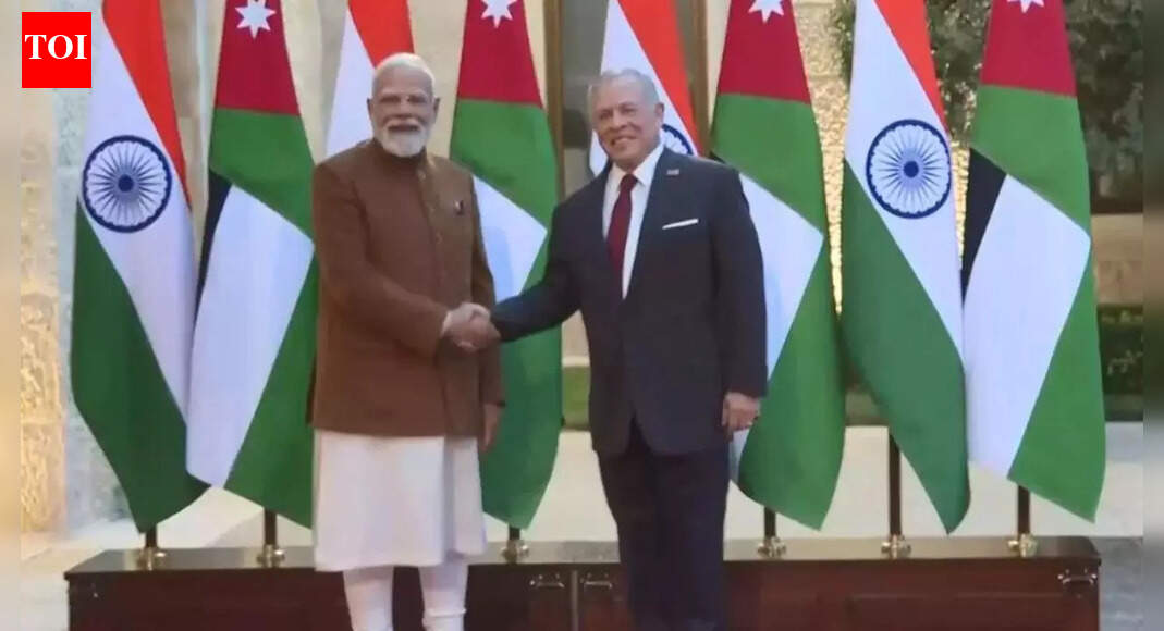 Jordan visit: PM Modi meets King Abdullah II in Amman; leaders discuss Gaza, counter-terrorism