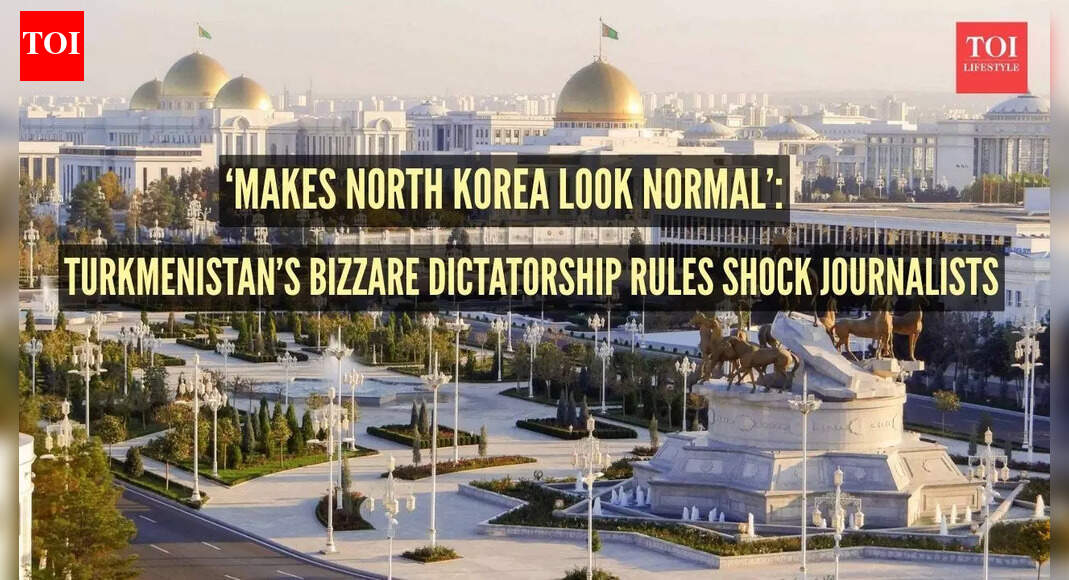 'Makes North Korea look normal': Journalists expose the shocking way father-son dictators rule Turkmenistan