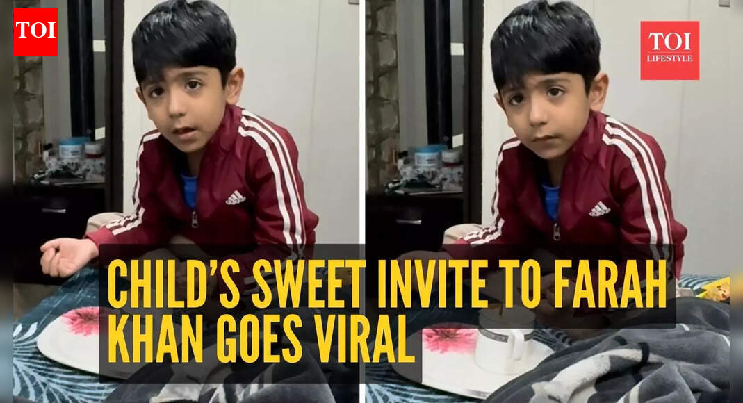 Why this child’s honest talk about his home and an adorable invite to filmmaker Farah Khan has the internet talking