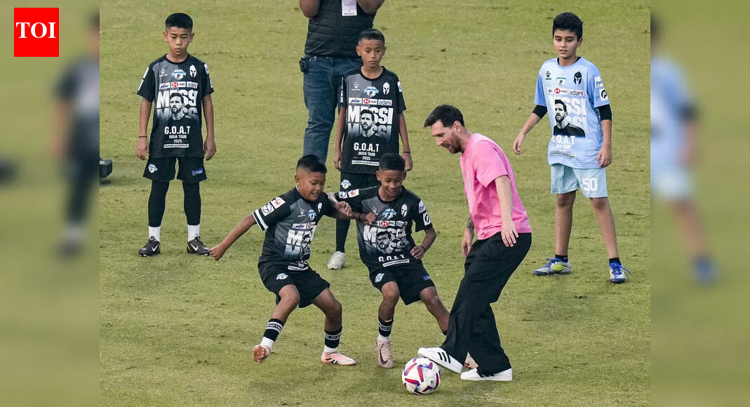 GOAT India Tour: Lionel Messi delights Delhi with his language of football