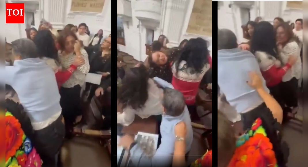 Watch: Mexico City lawmakers pull hair, elbow, slap during debate - what led to the drama?