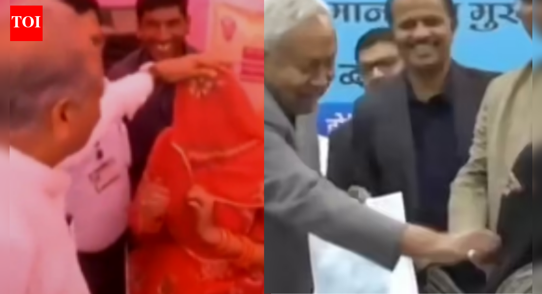‘Remove ghunghat’: BJP counters Congress over Nitish Kumar's burqa video; posts Ashok Gehlot’s old clip