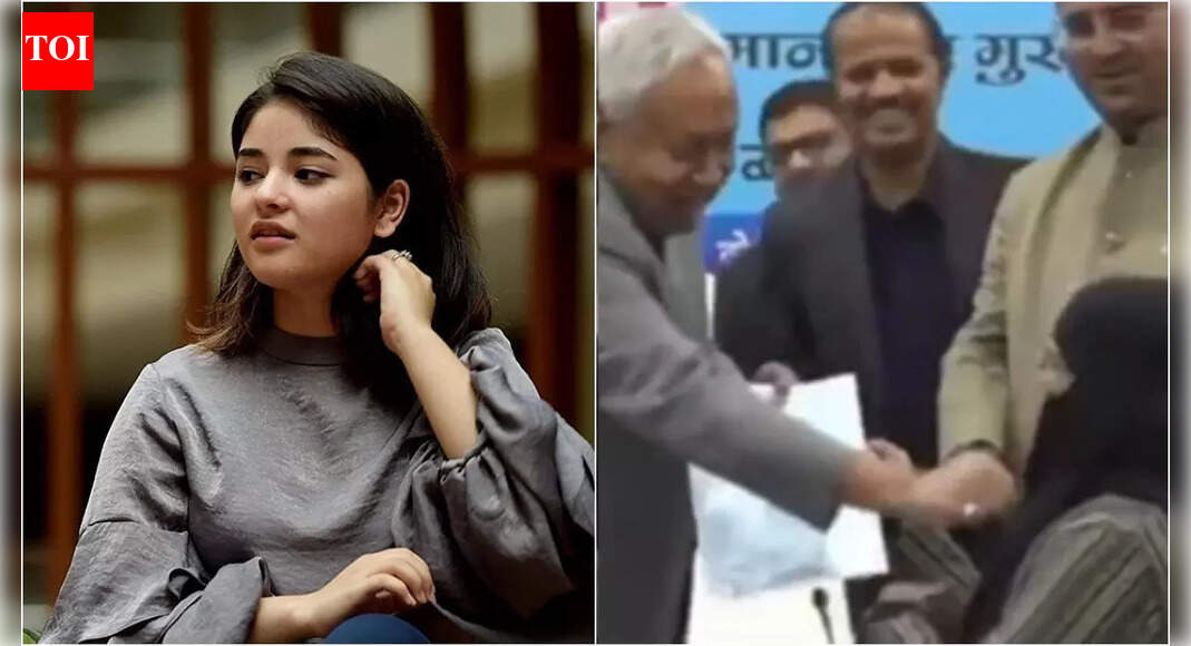 Zaira Wasim slams Bihar CM Nitish Kumar, demands ‘unconditional apology’ over hijab incident