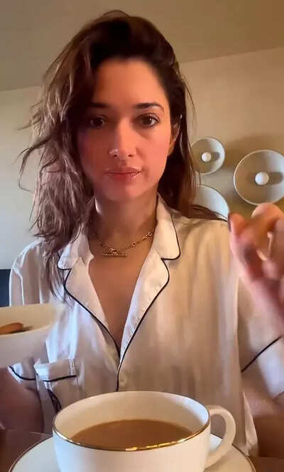 Tamannaah Bhatia enjoys a quiet tea moment in desi style; calls it her mindful Monday ritual
