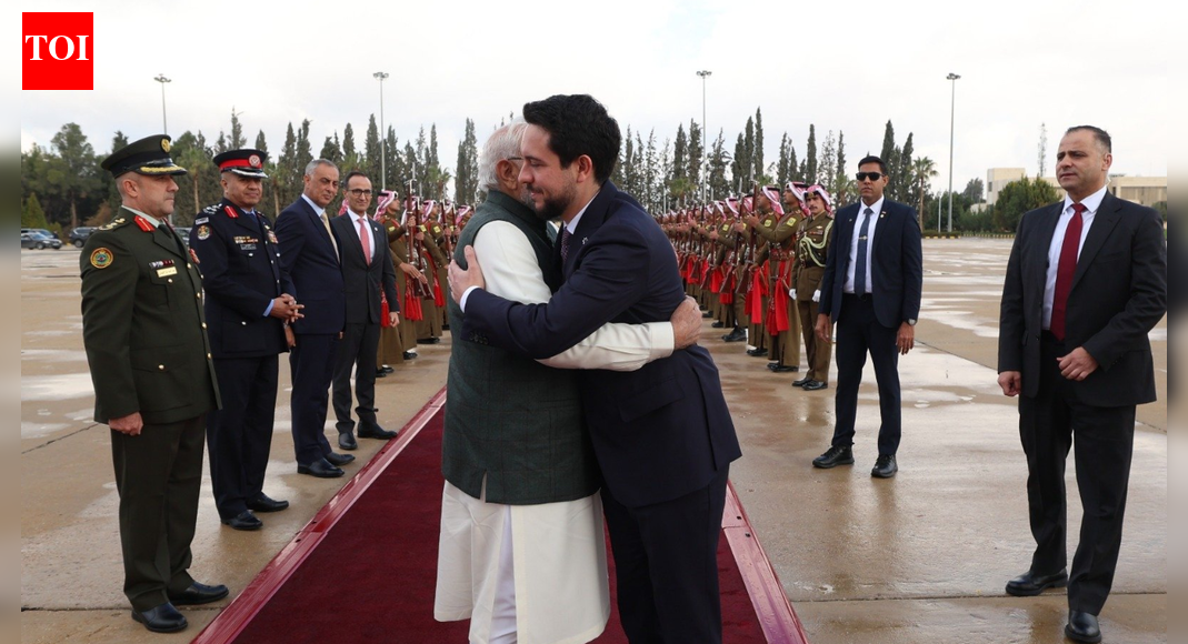 India-Jordan ties: PM Modi concludes landmark visit; thanks Crown Prince for airport farewell