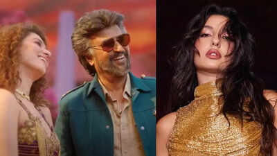  Nora Fatehi to shake legs with Rajinikanth for a dance number; will it be another 'Kaavaalaa'?
