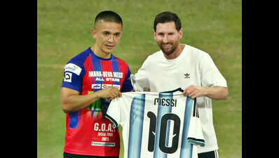 Sunil Chhetri the fan beat Sunil Chhetri the pro