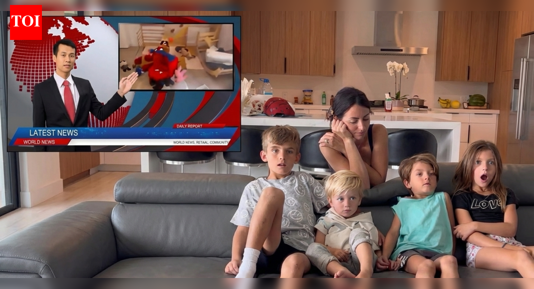 Mother creates fake AI news broadcast to scare kids into cleaning their rooms — and it works